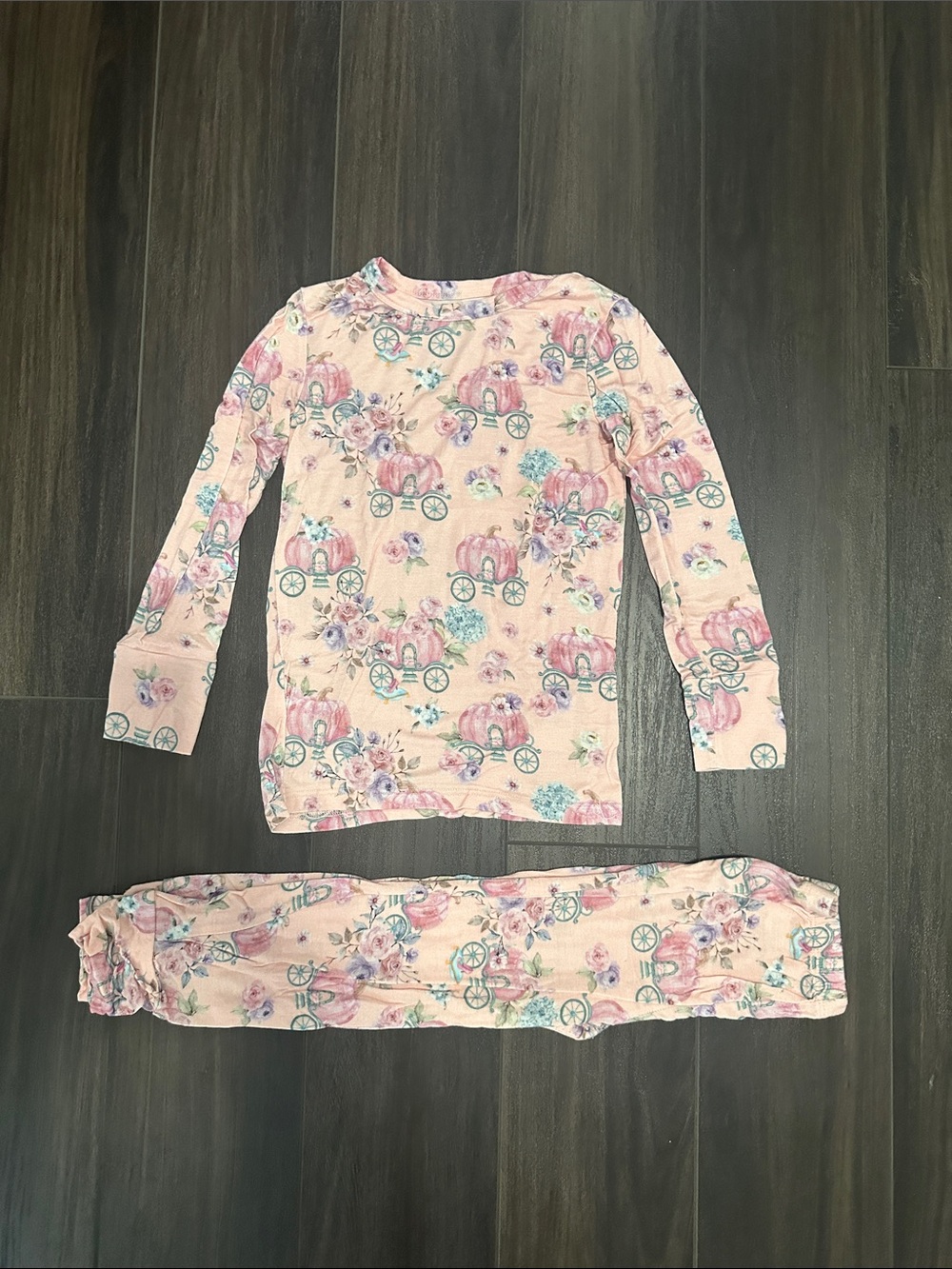 Posh Peanut Pumpkin Carriage 5T Long Sleeve Pajamas
